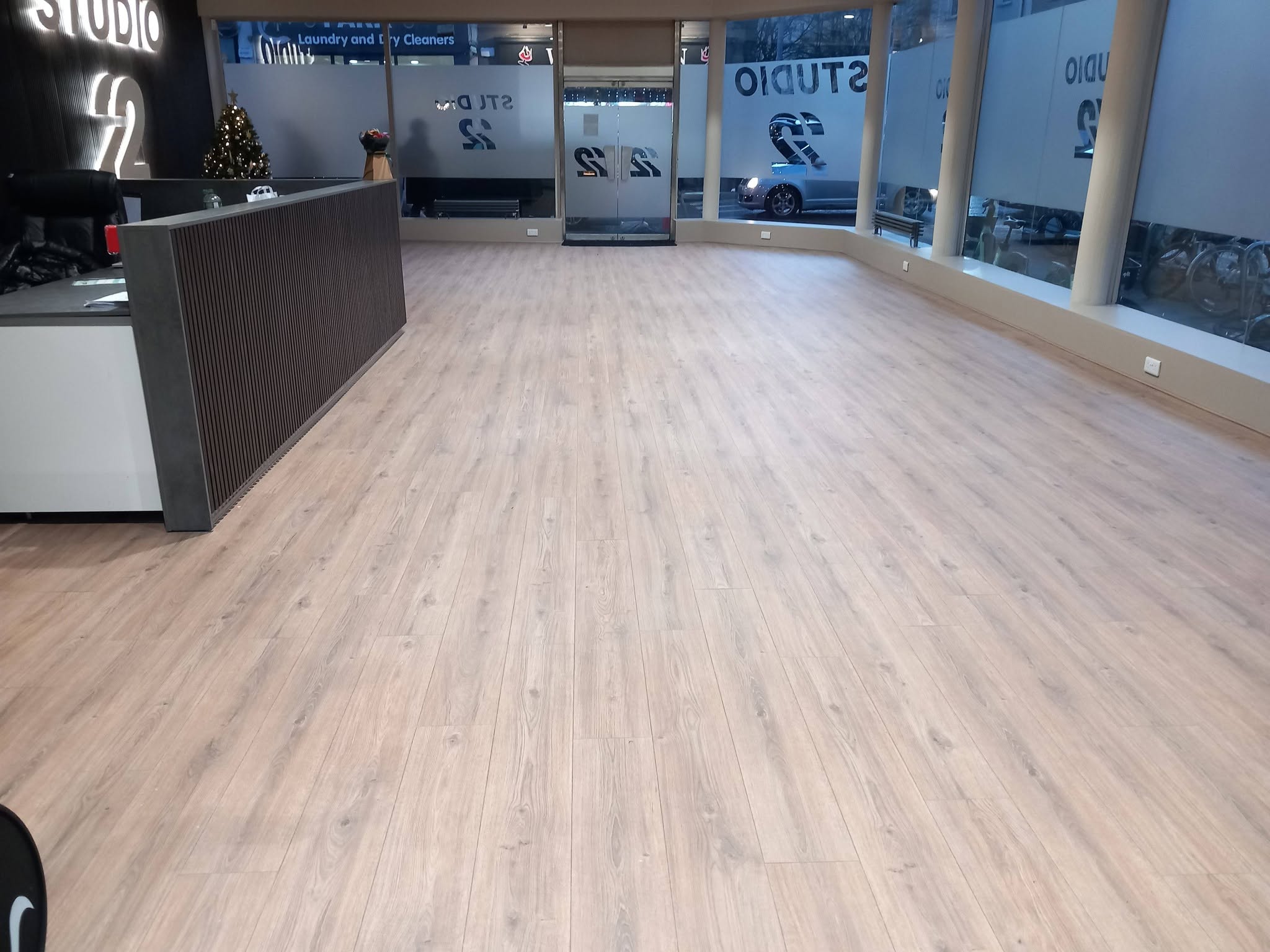 Studio 22 flooring installation